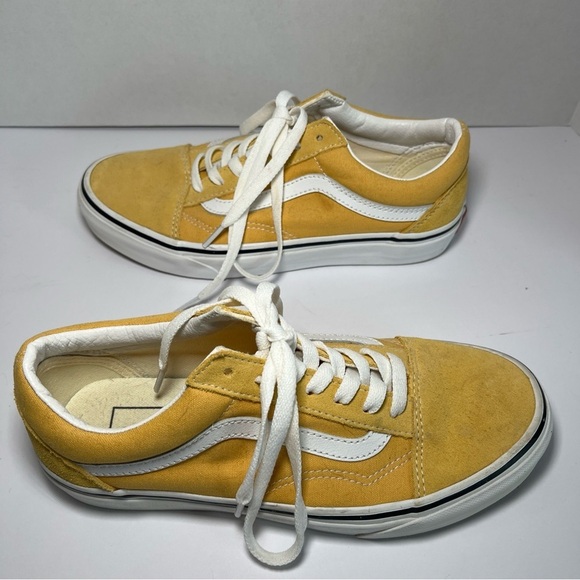 Vans Color Theory Old Skool Skate Sneakers Shoes Golden Glow Men 6/7.5 Women - Picture 3 of 10